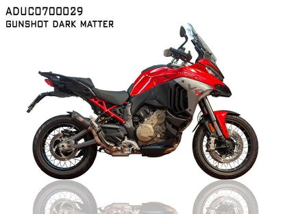 QD slip-on uitlaat Gunshot Dark Matter Ducati Multistrada V4 RS 2025+