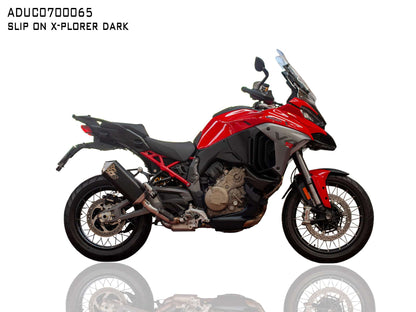 QD slip-on uitlaat X-Plorer Dark Ducati Multistrada V4 RS 2025+
