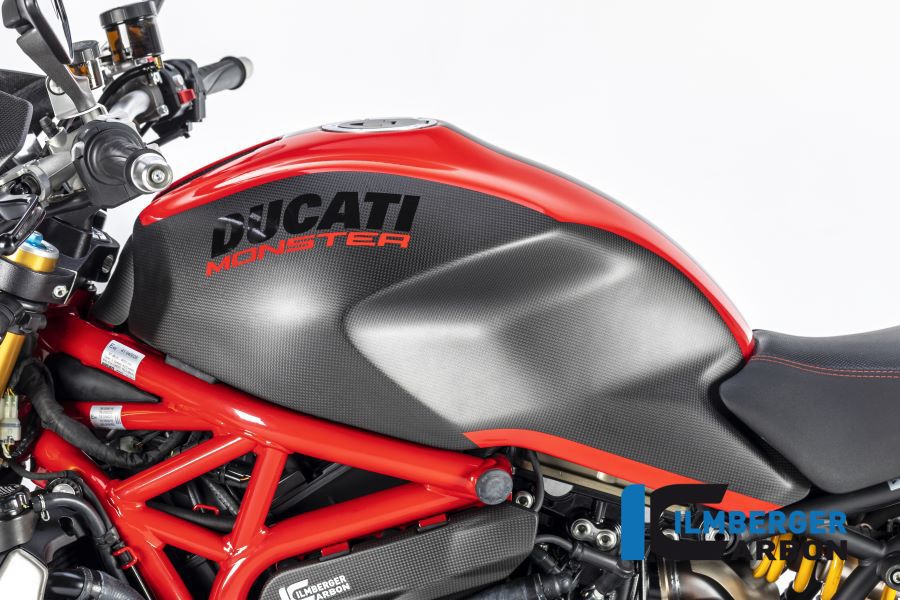 Fuel Tank glossy carbon - Ducati Monster 1200 2017+