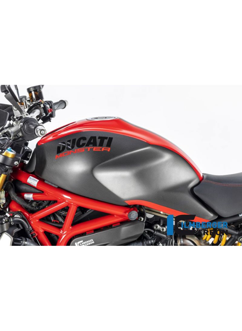 Fuel Tank matt carbon - Ducati Monster 1200 2017+