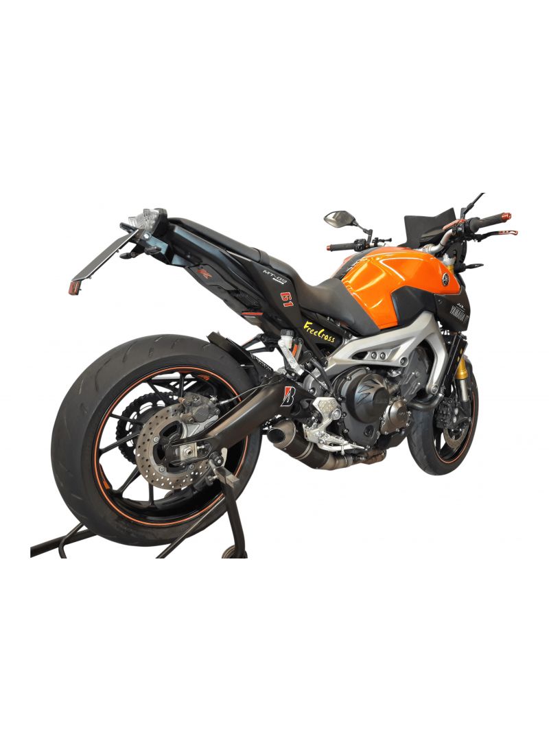 G&G Big Oval exhaust system Yamaha MT09 and Tracer