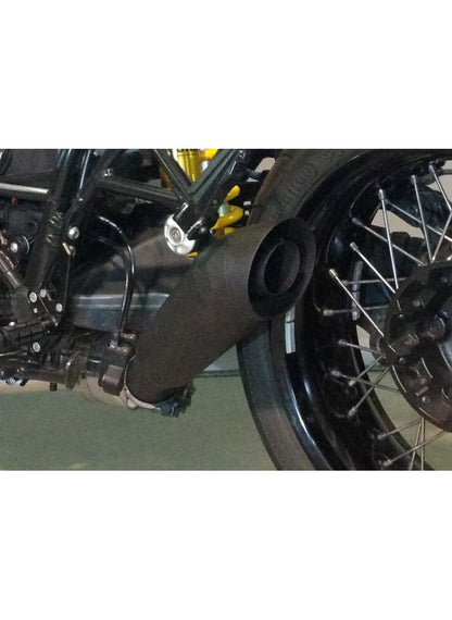 G&G GP Black uitlaat BMW R NineT Racer 2017-2020