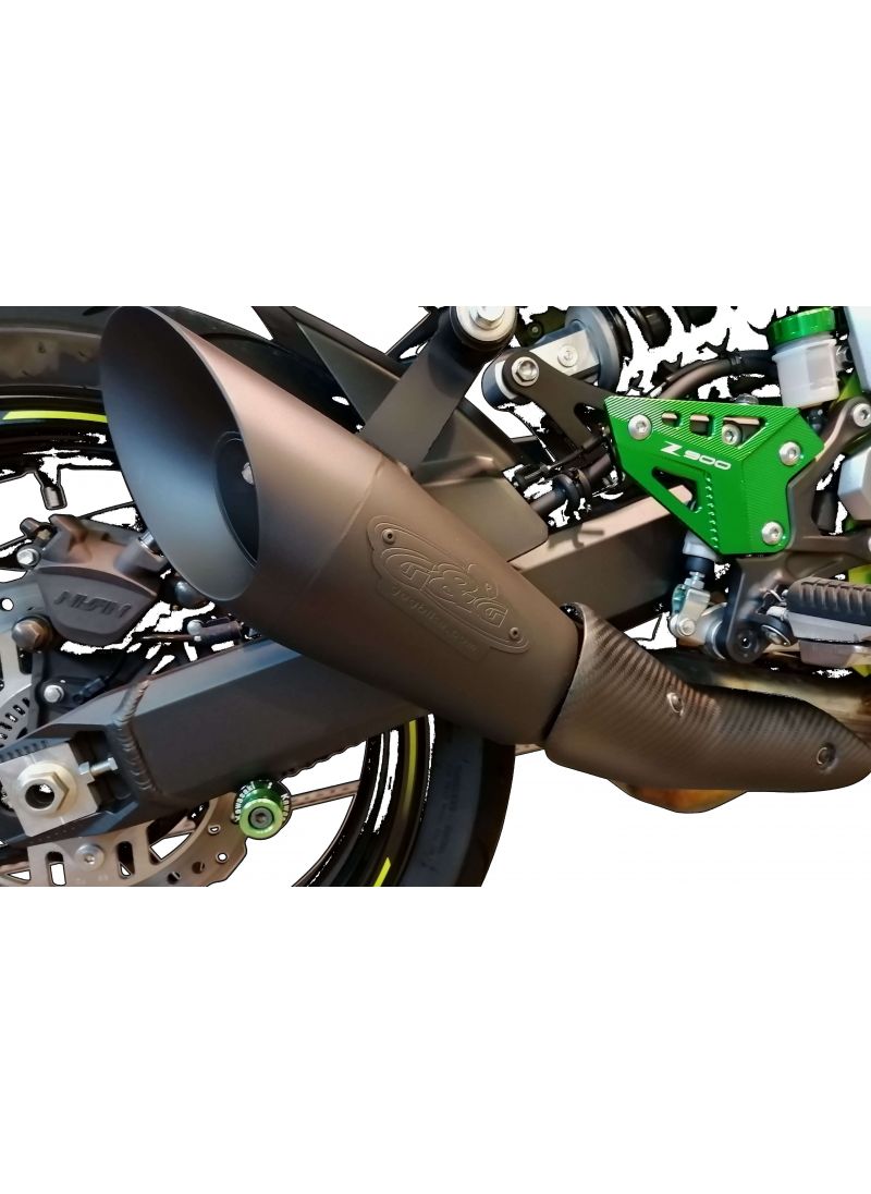 G&G GP Megaphone slip-on exhaust Kawasaki Z900 2017+