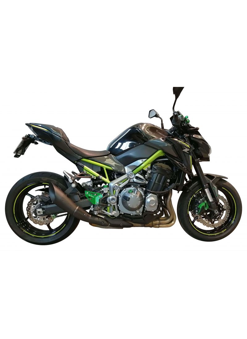 G&G GP Megaphone slip-on exhaust Kawasaki Z900 2017+