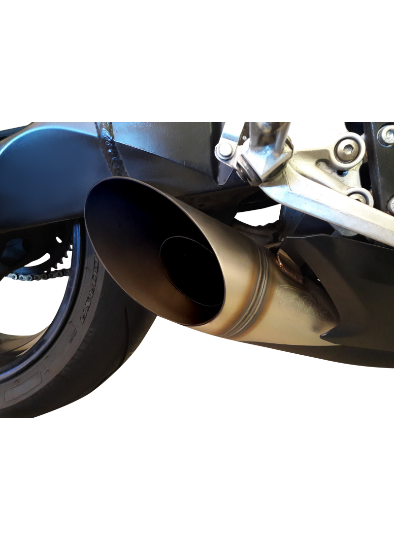 Suzuki GSXR 750 K6 K7 2006 - 2007 Terminale di Scarico Marmitta Silenziatore GP2 + dB killer medium DOMINATOR sistema di scarico