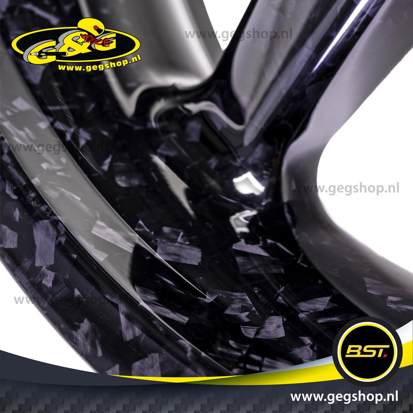 BST Twin TEK 3.5x17" carbon voorvelg voor Harley Davidson FLHTCU Ultra Classic (2009-2013)
