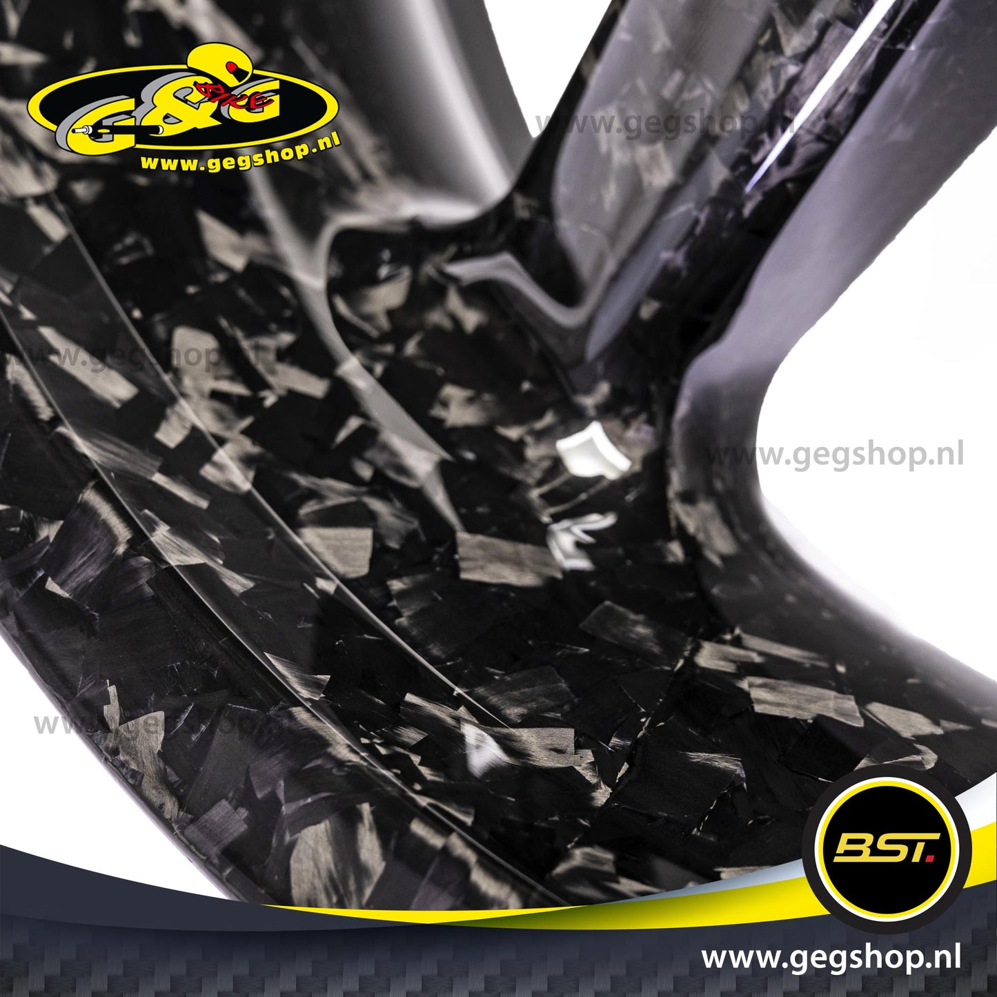BST Twin TEK 6x17'' carbon achtervelg voor Harley Davidson FLFBS Fat Boy S (2018)