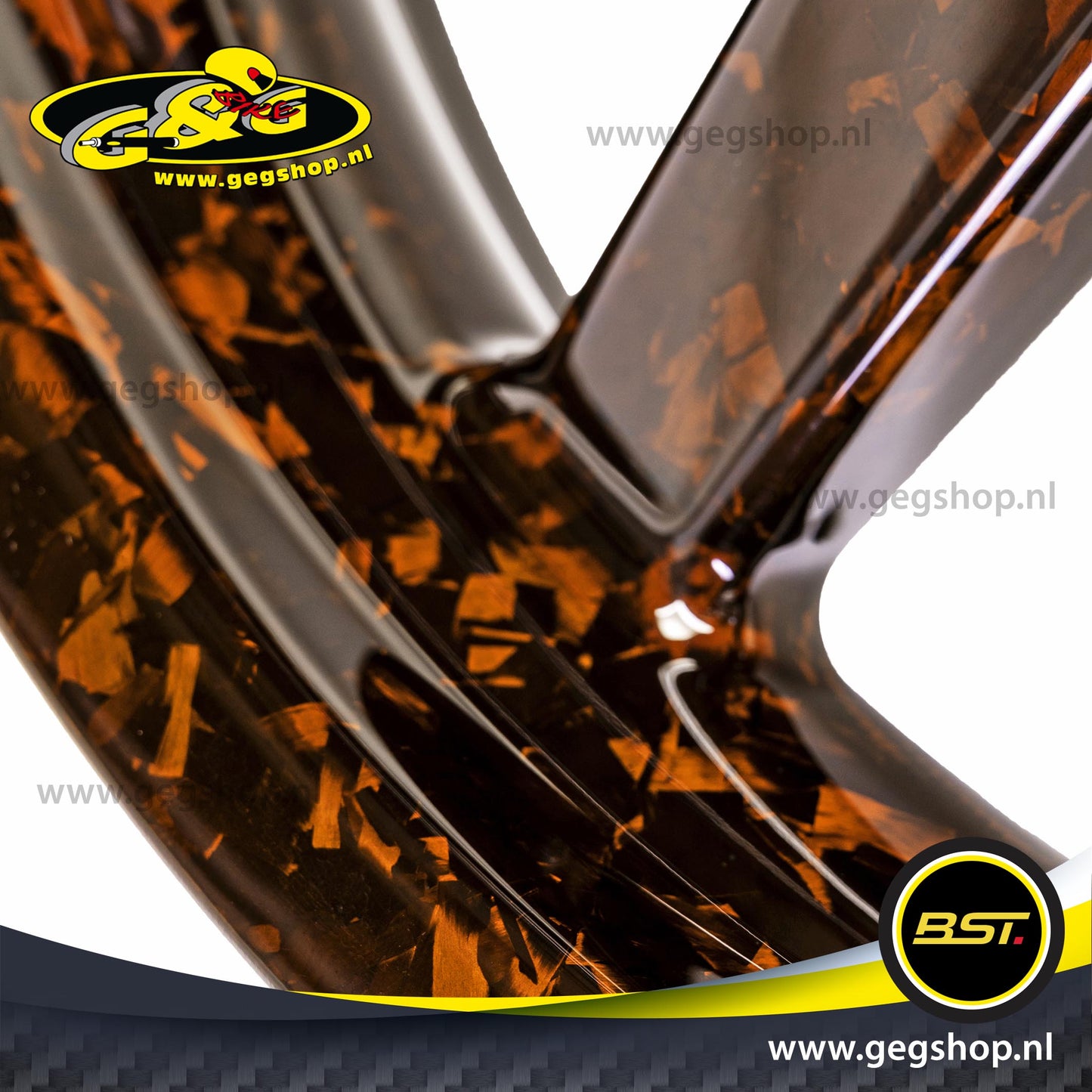 BST Twin TEK 6x17'' carbon achtervelg voor Harley Davidson FLHRC Road King Classic (2014-2017)