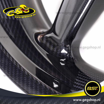 BST Twin TEK 6x17'' carbon achtervelg voor Harley Davidson VRSDX Night Rod Special (2008-2013)