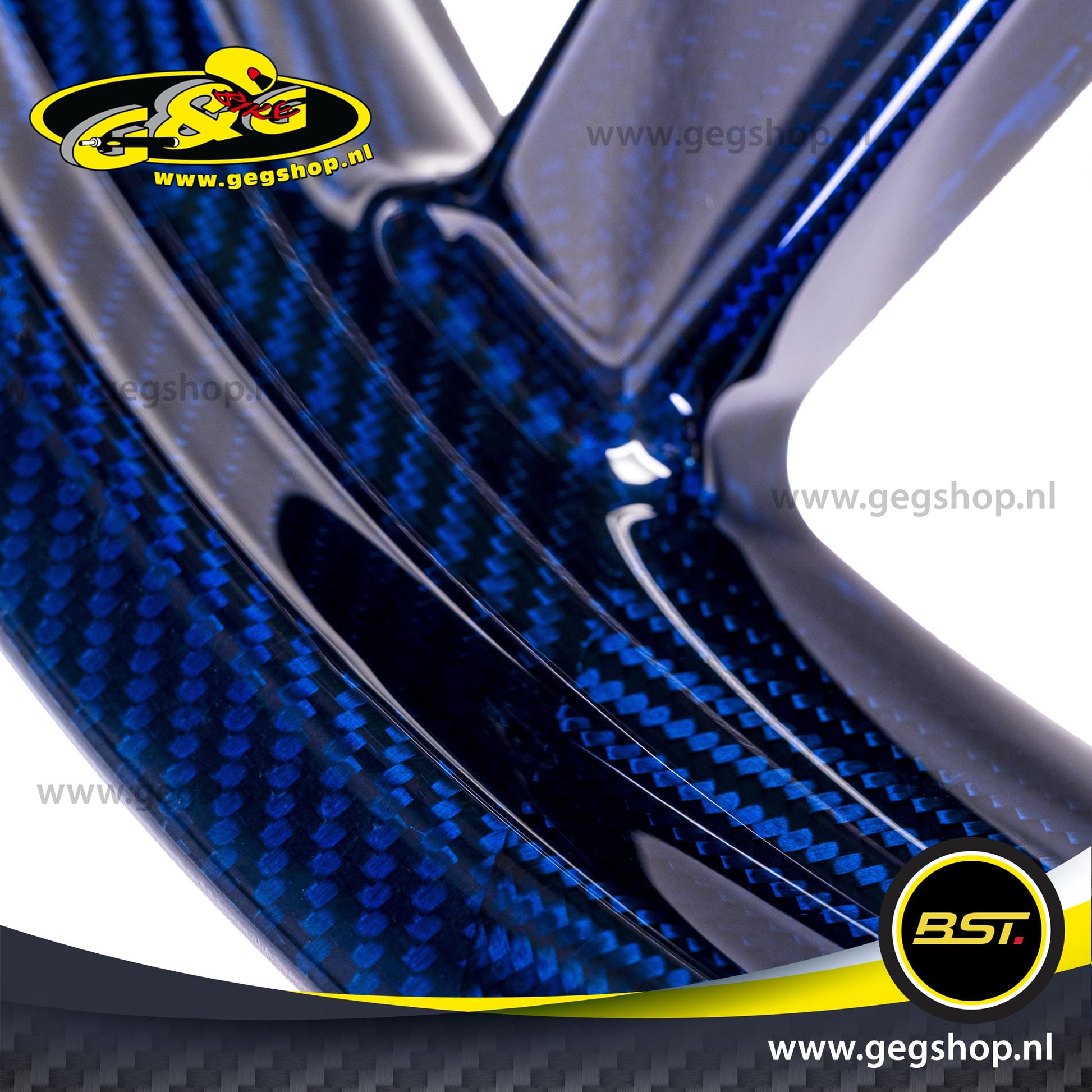 BST Twin TEK 6x17'' carbon achtervelg voor Harley Davidson XL1200NS Iron 1200 (2018-2019)