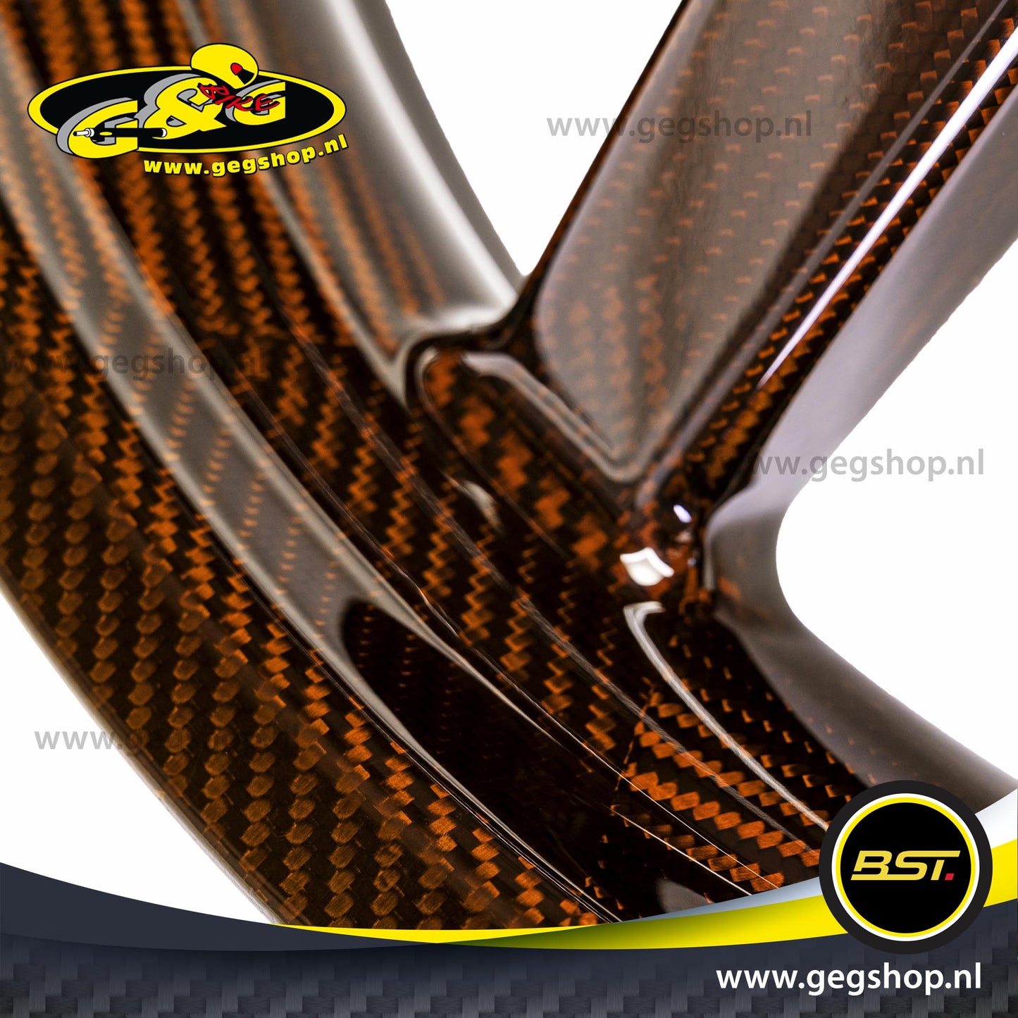 BST Twin TEK 3.5x17" carbon voorvelg voor Harley Davidson FXSBSE Breakout CVO (2013-2014)
