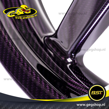 BST Twin TEK 6x17'' carbon achtervelg voor Harley Davidson XL883C Sportster 883 Custom (2008-2009)