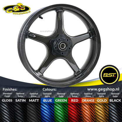 BST Twin TEK 6x17'' carbon achtervelg voor Harley Davidson FXDRS FXDR (2019-2020)