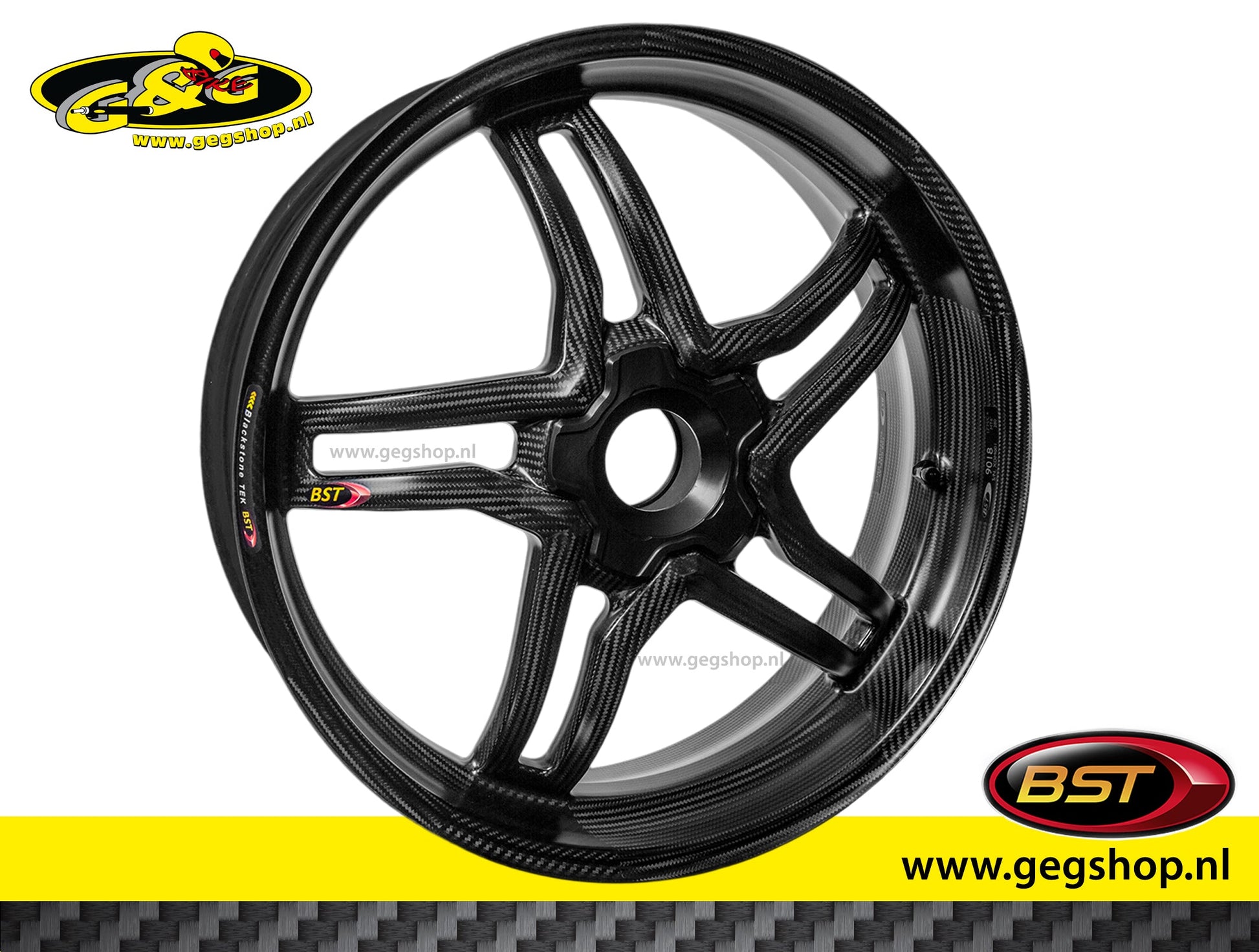 BST Star TEK achtervelg carbon 6,0 x 17" M1000RR (2025+)