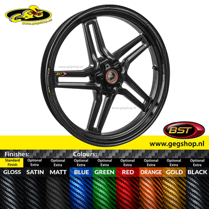 BST Star TEK voorvelg carbon 3,5 x 17" Tuono V4 2015-2016