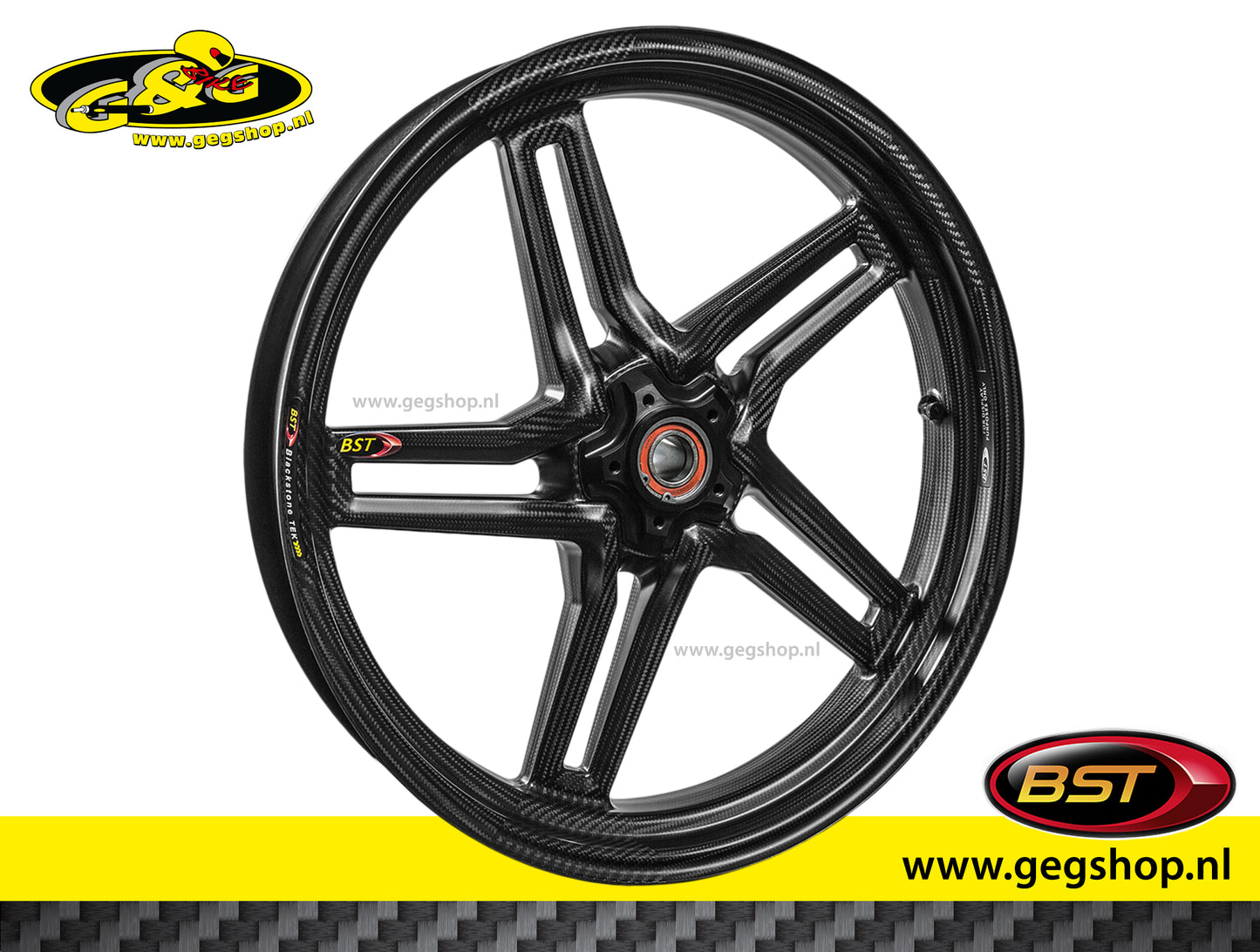 BST Carbon Voorvelg Rapid Tek 3,5 x 17" - Suzuki GSX-R1000 (2009-2016)