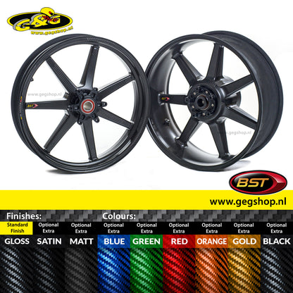 BST Carbon Voorvelg Mamba TEK 3,5 x 17" Ducati Monster S2R 800 1000 2005 t/m 2008