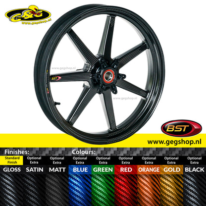 BST Carbon Voorvelg Mamba TEK 3,5 x 17" Ducati Monster S2R 800 1000 2005 t/m 2008