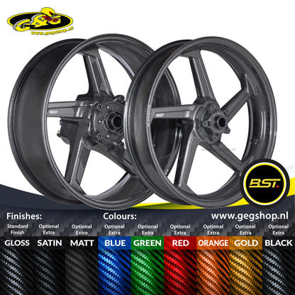 BST Star TEK achtervelg carbon 6.0" x 17" RSV4 (2021+)