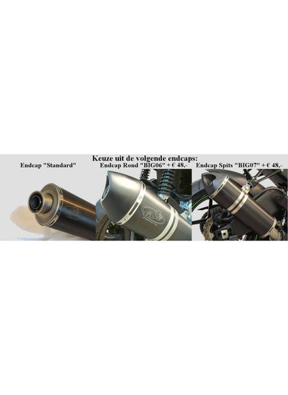 G&G Big Oval exhaust muffler kit Z1000 2010-2013