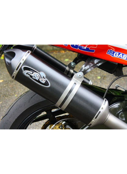 G&G Big Oval uitlaat muffler set Honda VTR1000 SP-2 SP2