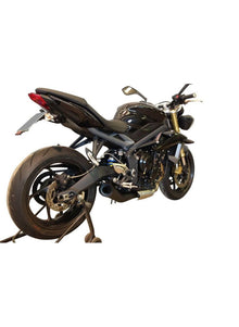 G&G GP Black uitlaat Triumph Street Triple 675 2013-2015