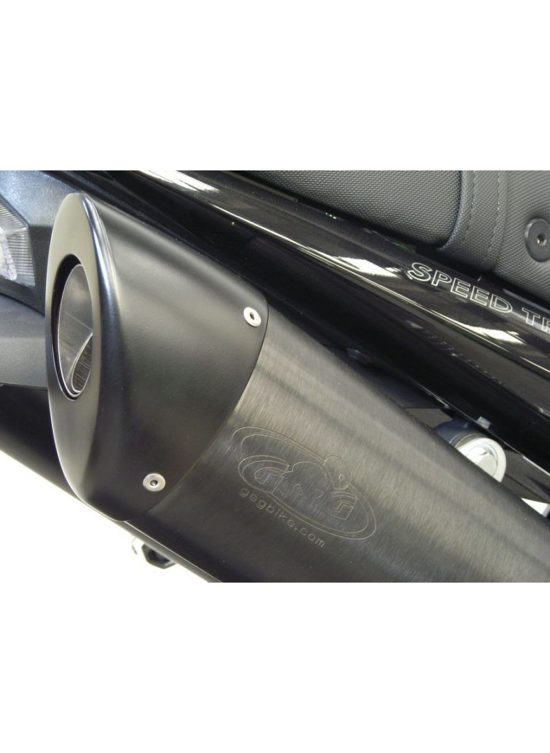 G&G Oval exhaust kit Triumph Speed Triple 1050 2005-2010