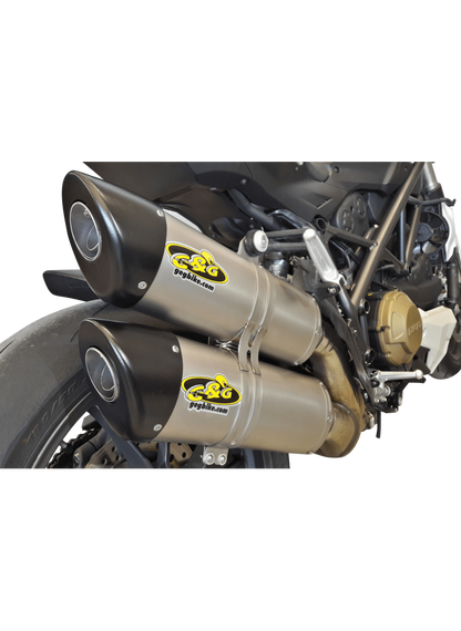 G&G Exhaust Set Ducati Streetfighter 848