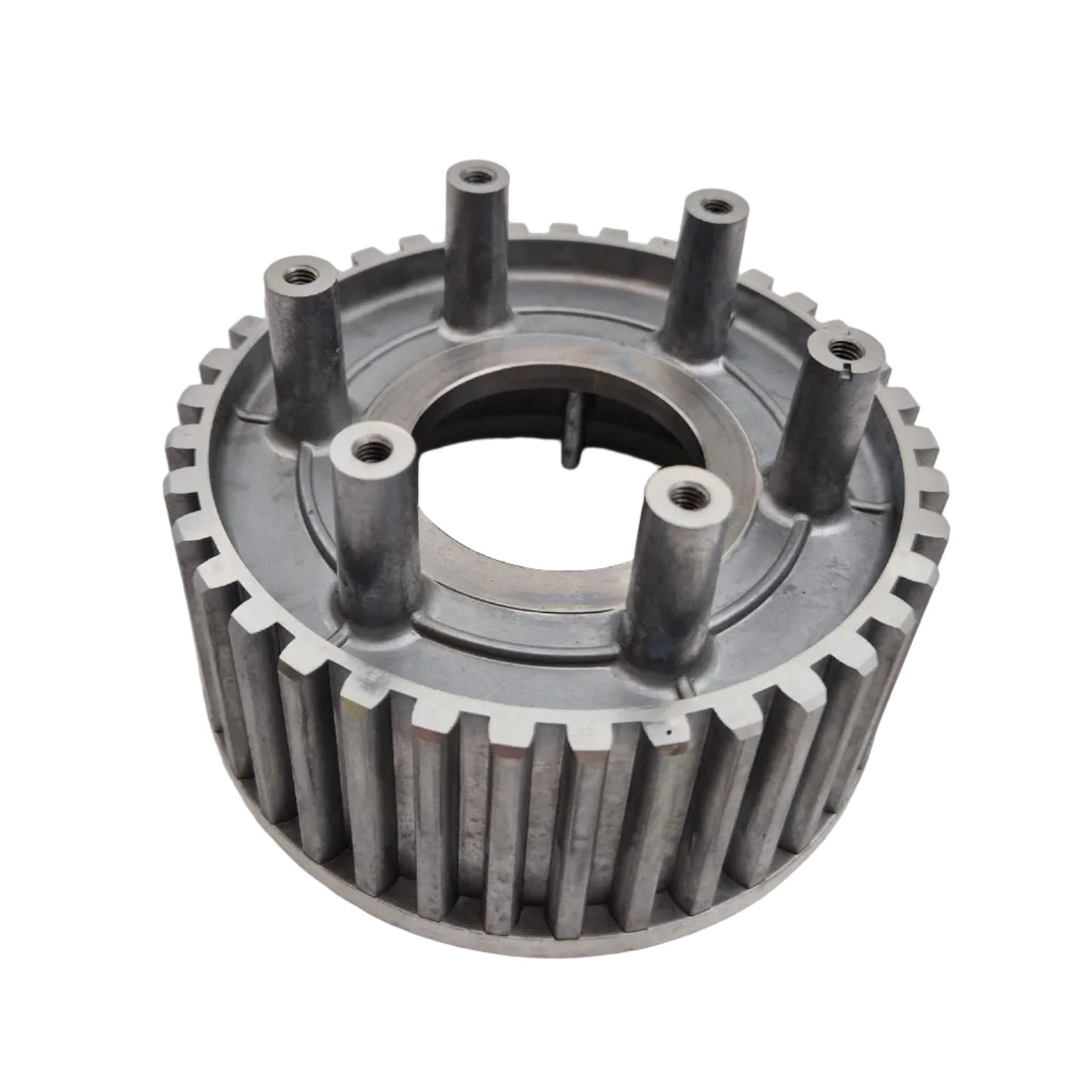 Schuin vooraanzicht van HDesa aluminium koppelingskern voor Ducati 19610011A en 19610011B