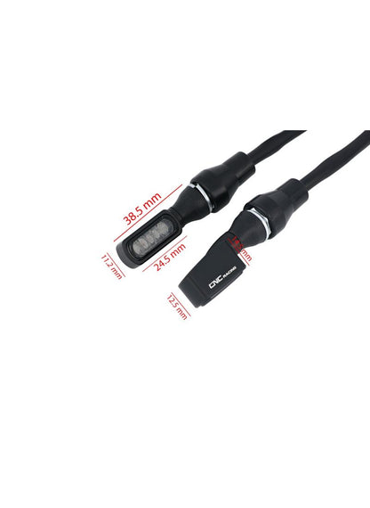 Turn Signal Set CNC Racing ID021 Ducati Hypermotard 1100 EVO (2010-2012)