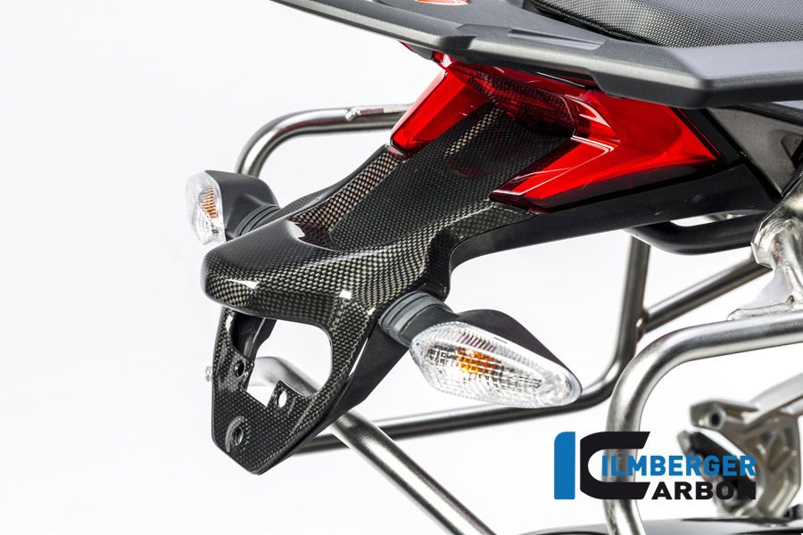 License Plate Support Cover Glossy Carbon - Ducati Multistrada 1200S (2015-2017)