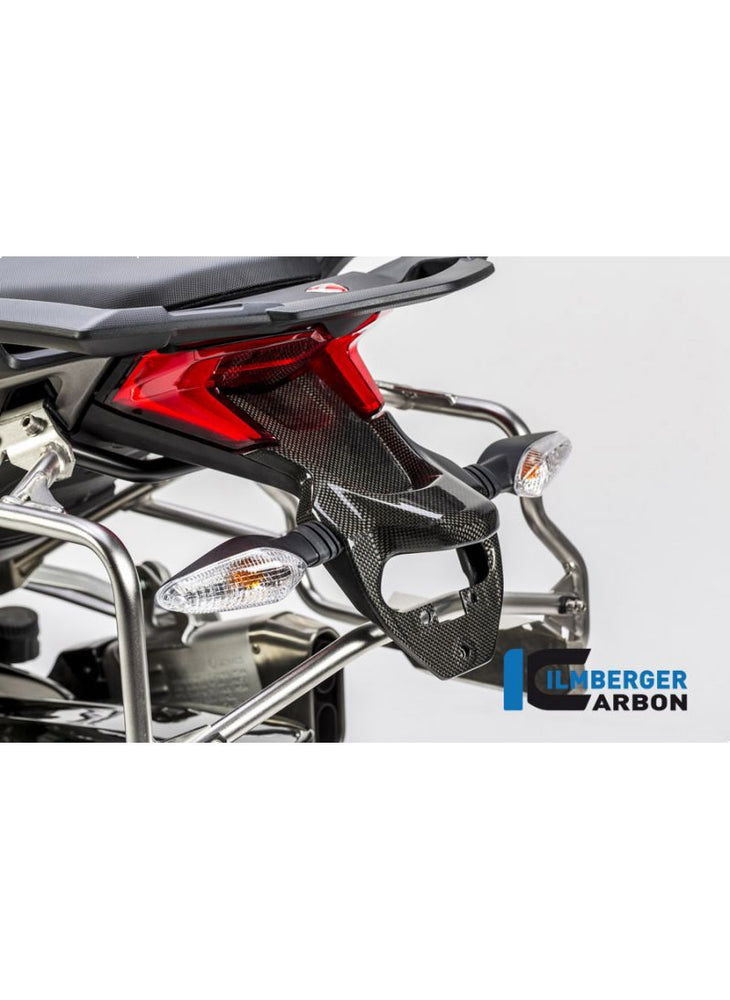 License plate support cover glossy carbon - Ducati Multistrada 1200 DVT (2015-)