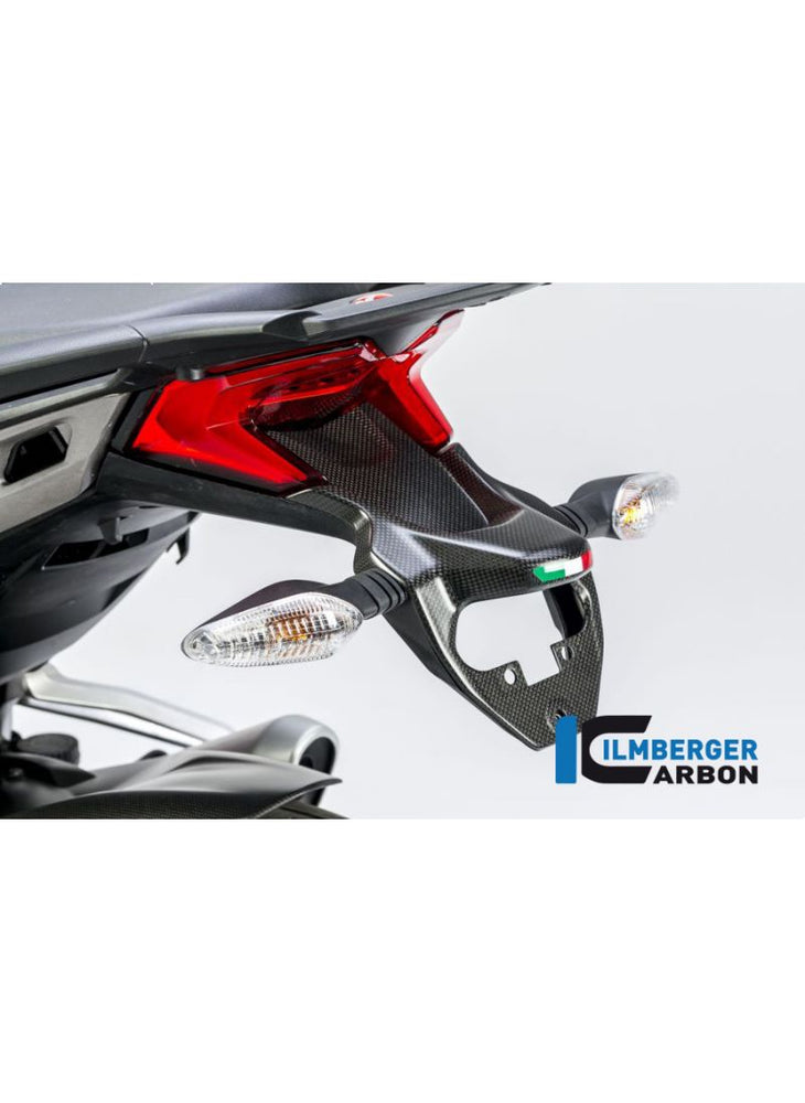 License plate support cover matt carbon - Ducati Multistrada 1200 DVT (2015-)