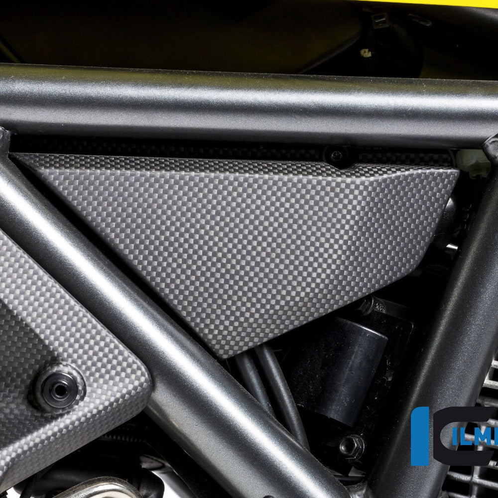 Frame insert left matt carbon - Ducati Scrambler