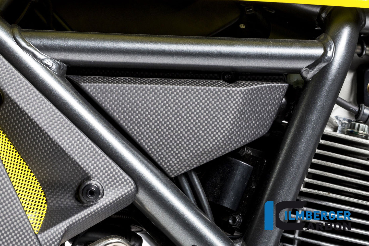 Frame insert left matt carbon - Ducati Scrambler