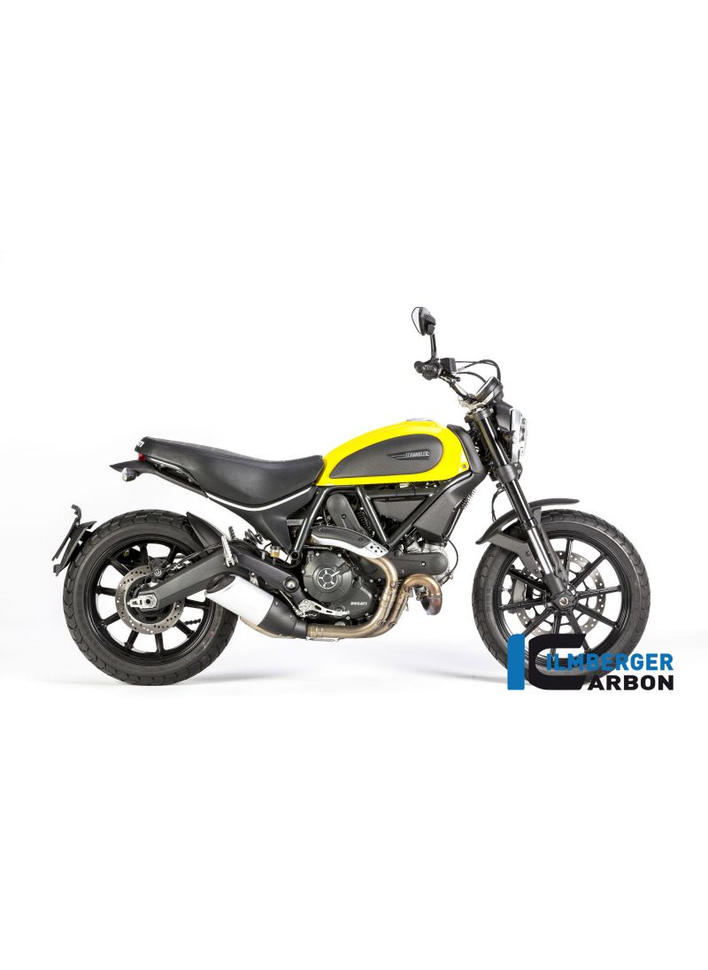 Frame insert right matt carbon - Ducati Scrambler