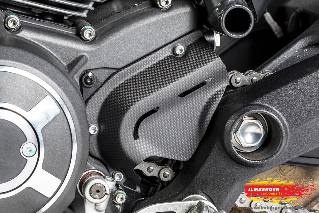 Cubierta de la rueda de la rueda dentada delantera Matt Carbon - Ducati Scrambler Full Throttle (2019-2021)