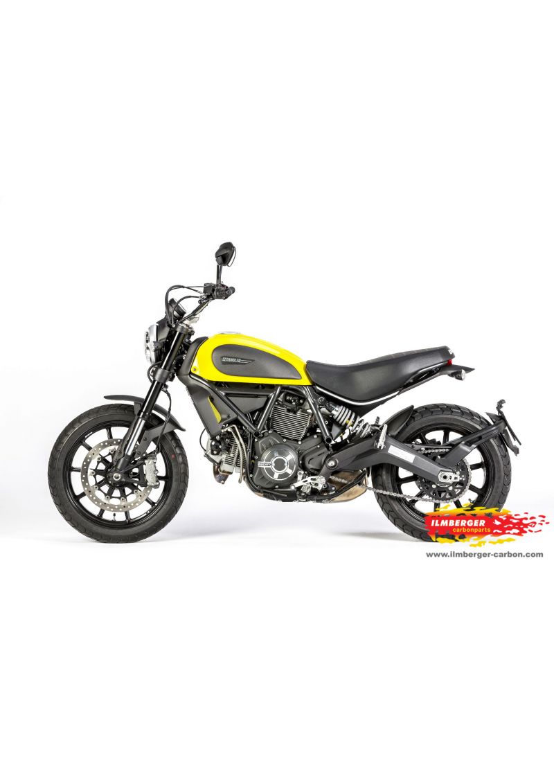 Front sprocket cover matt carbon - Ducati Scrambler