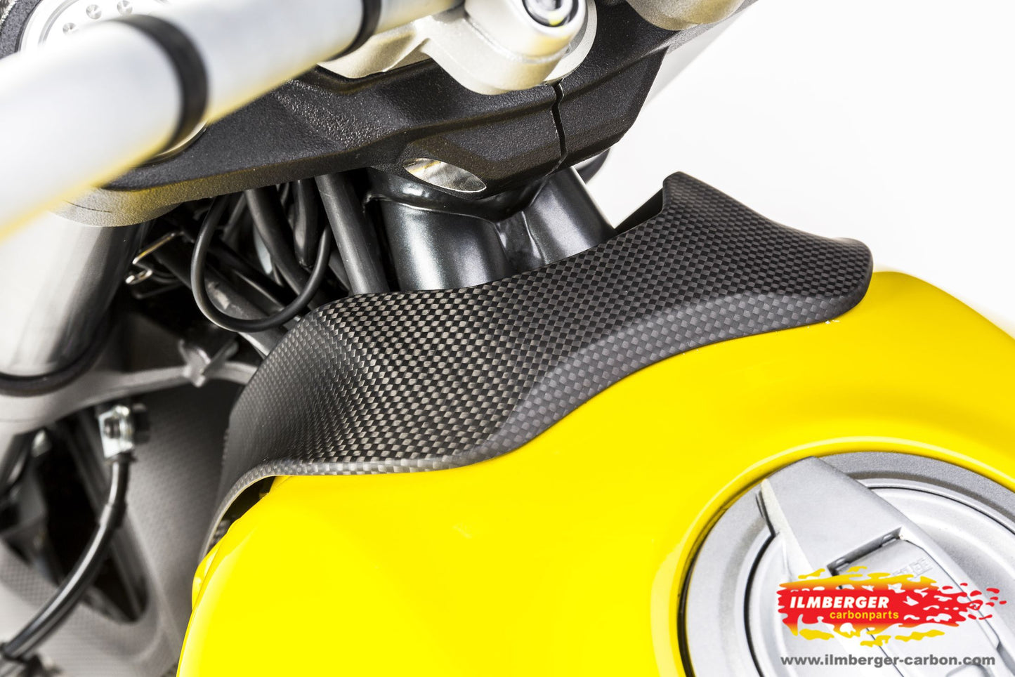 Couvercle du réservoir avant Matt Carbon - Ducati Scrambler Icon Dark (2020-2022)