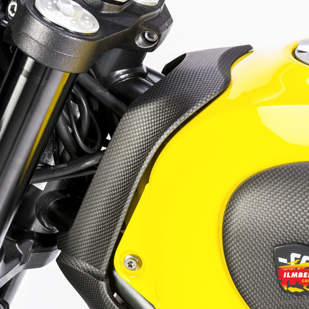 Front Tank Cover Matt Carbon - Ducati Scrambler Sixty2 (2016-2021)