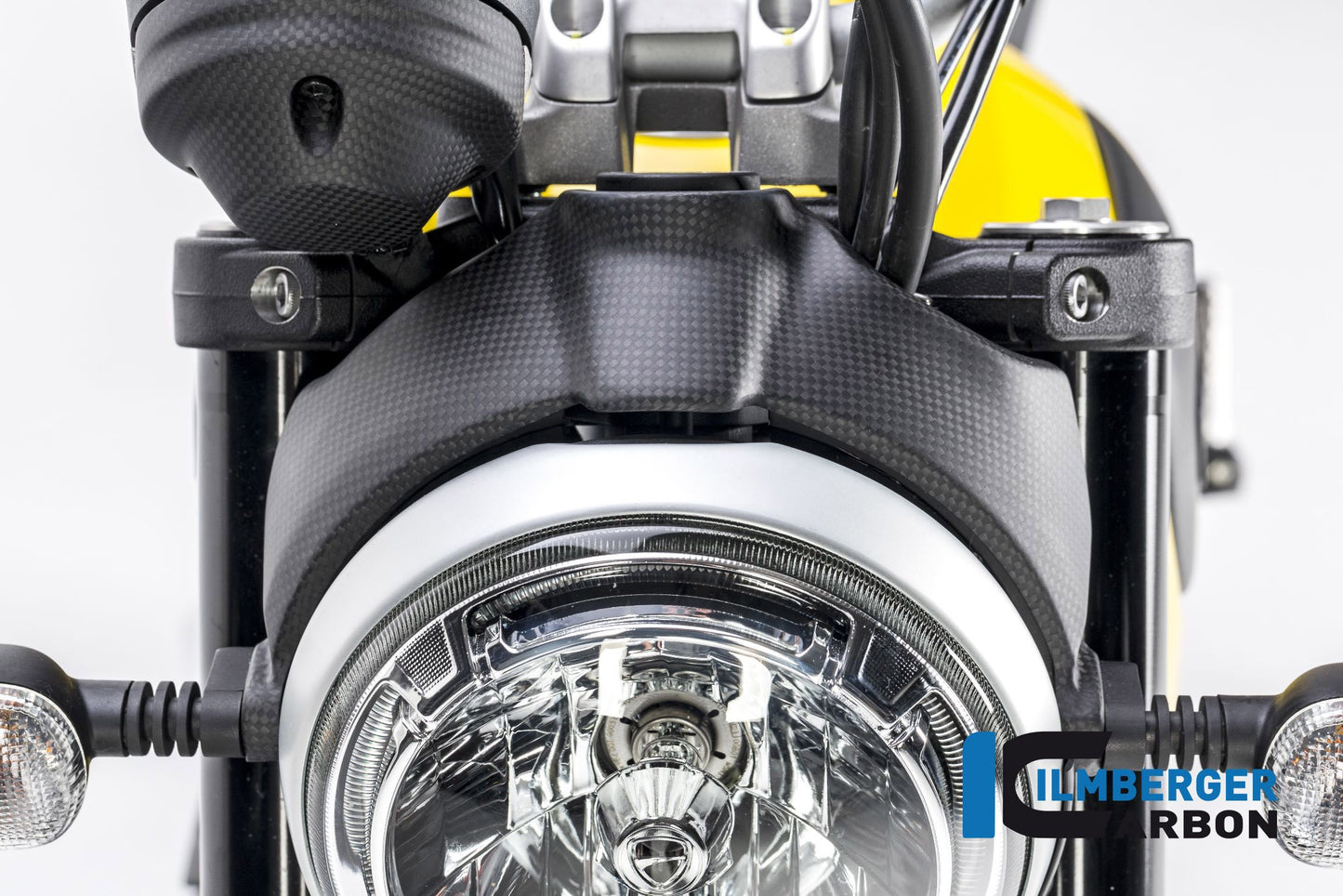 Headlight cover matt carbon - Ducati Scrambler