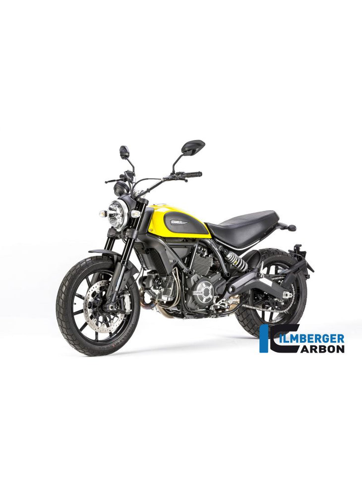 Headlight cover matt carbon - Ducati Scrambler