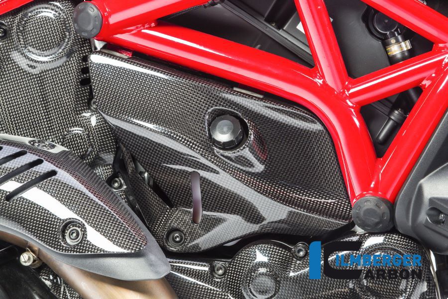 
                  
                    Panel lateral de carbono brillante debajo del marco del lado derecho Ducati Monster 1200S (2014-2016)
                  
                