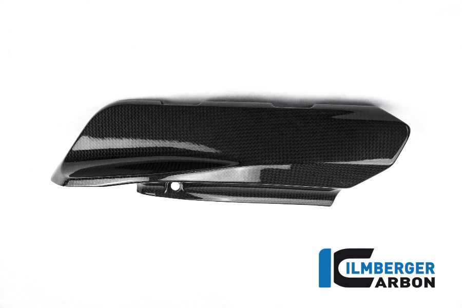 Panel lateral de carbono brillante debajo del marco del lado izquierdo Ducati Monster 1200S (2014-2016)