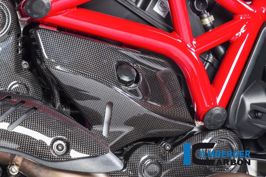 
                  
                    Panel lateral de carbono brillante debajo del marco del lado derecho Ducati Monster 1200S (2014-2016)
                  
                