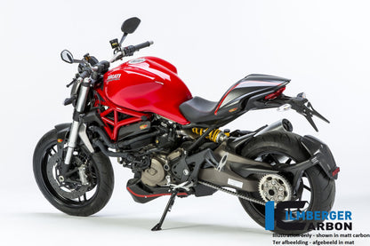 Hochglänzende Carbon Splash Guard Monster 1200 Ducati Monster 1200 S (2014-2016)