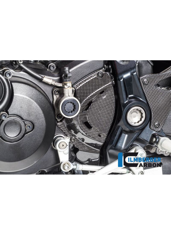 Glossy Carbon Front Sprocket Cover Ducati Monster 1200S (2014-2016)