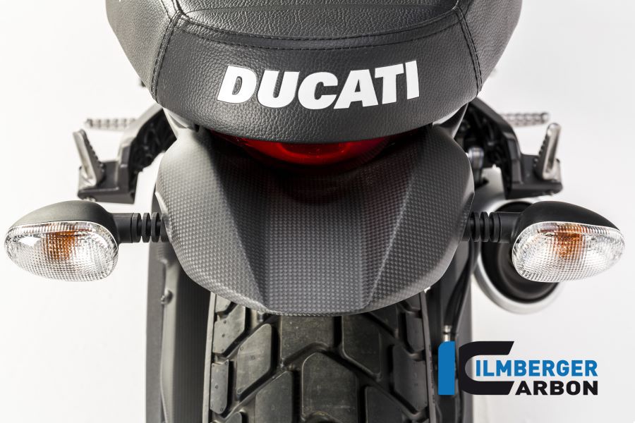 
                  
                    Couvercle de sous-châssis arrière et porte-indicateur Matt Carbon - Ducati Scrambler Icon Dark (2020-2022)
                  
                