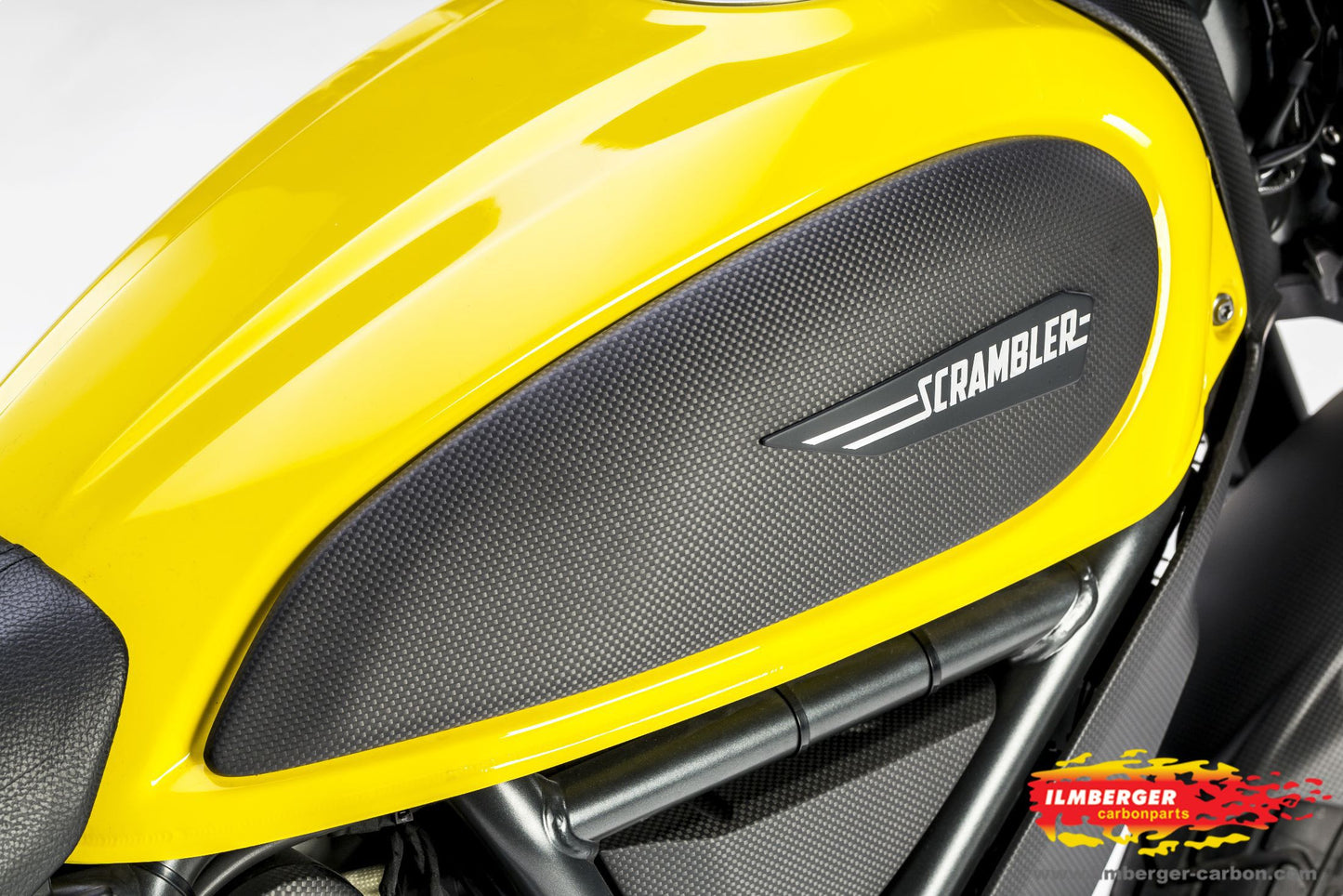 Tank cover right mat carbon - Ducati Scrambler Ducati Scrambler Icon (2015-2018)