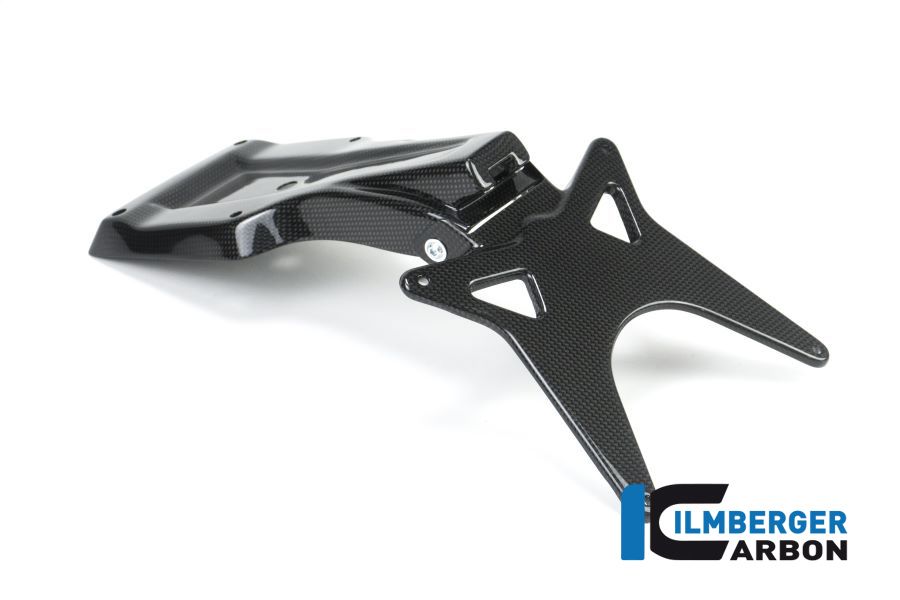 Upper license plate support glossy carbon - Ducati Scrambler